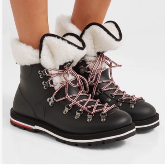 moncler shearling boots